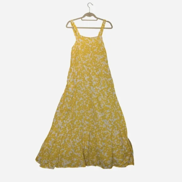 Yellow Floral Maxi Dress - Picture 4 of 12